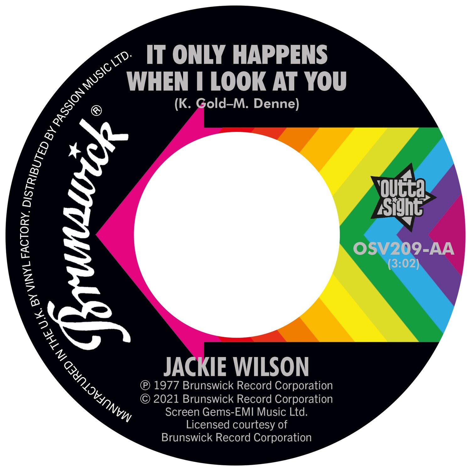 英7” Jackie Wilson It Only Happens When I Look At You / Just As Soon As The Feelings Over BR43PROMO BRUNSWICK プロモ /00080 It Only Happens When I Look at You - song and lyrics by
